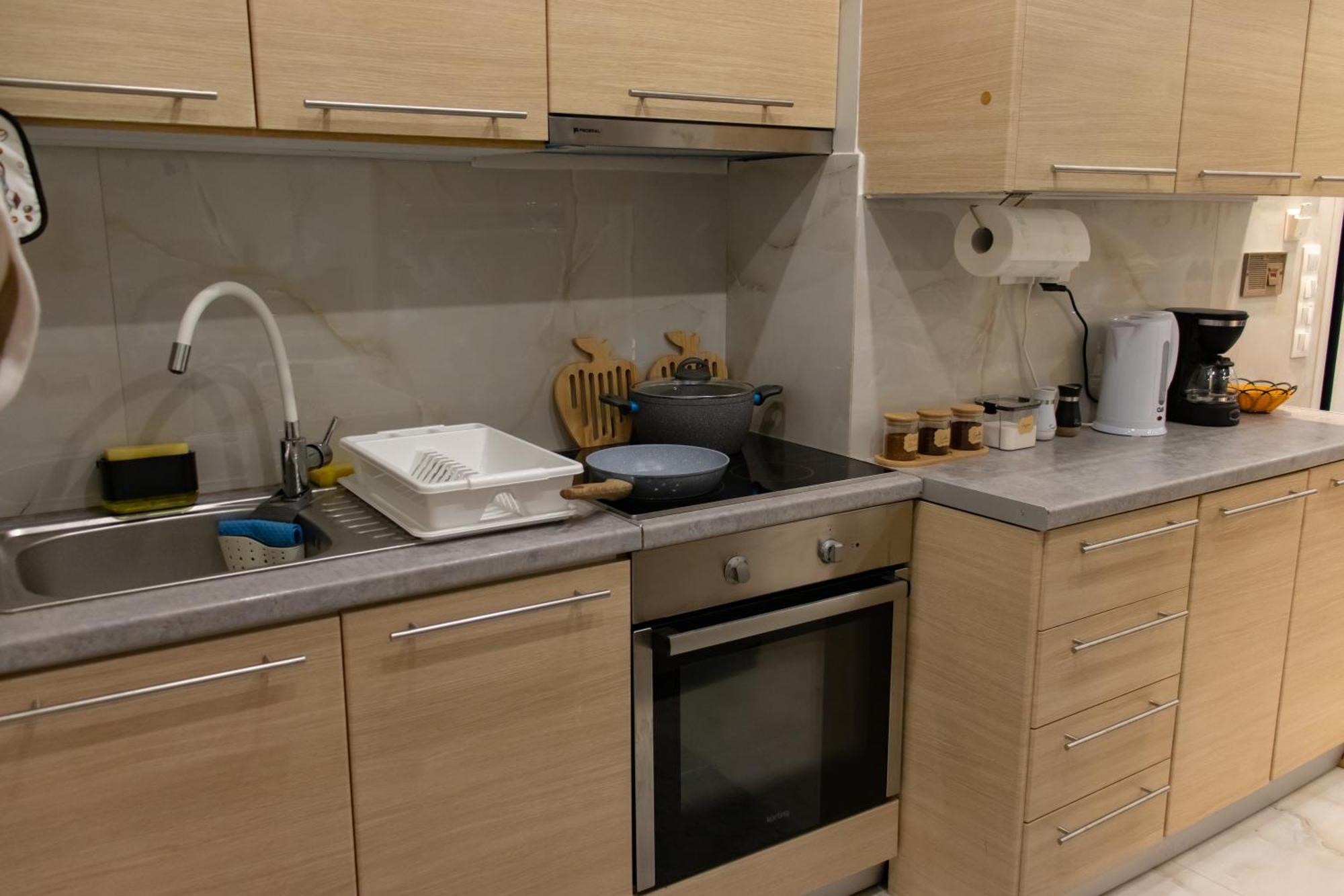 公寓 Moon Haven Near Acropolis With 100mbps Wifi *