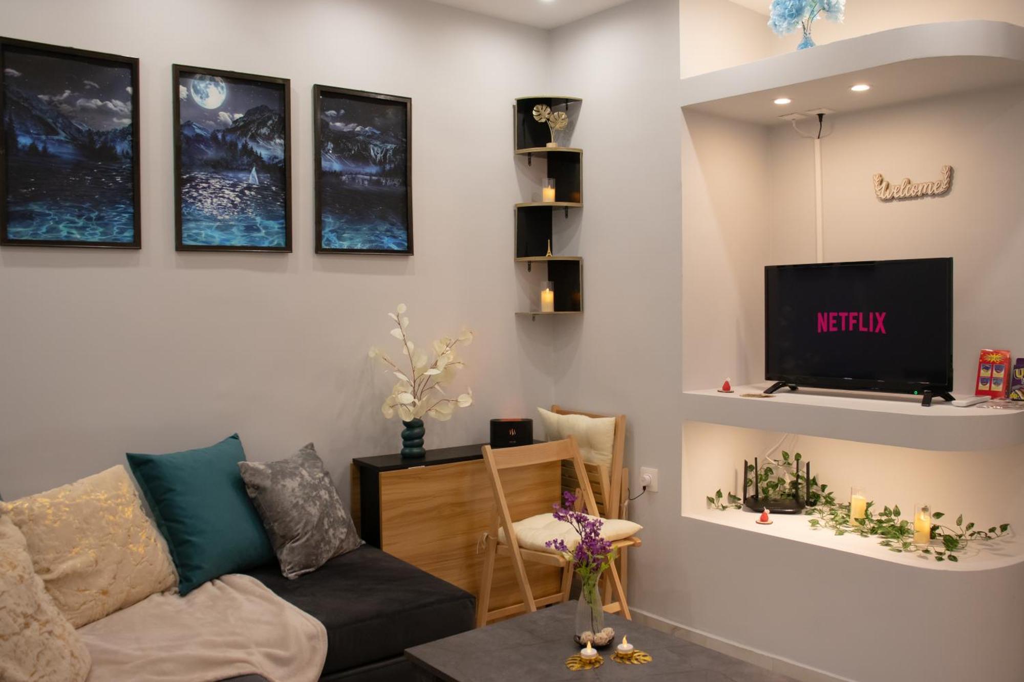 Moon Haven Near Acropolis With 100mbps Wifi Athens